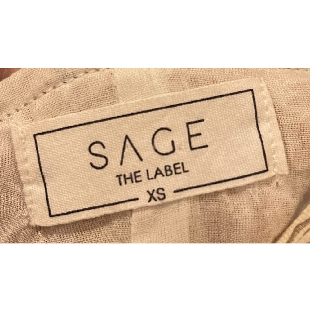 SAGE THE LABEL Sia Tan Beige Print Swing Mini Dress - Picture 4 of 5